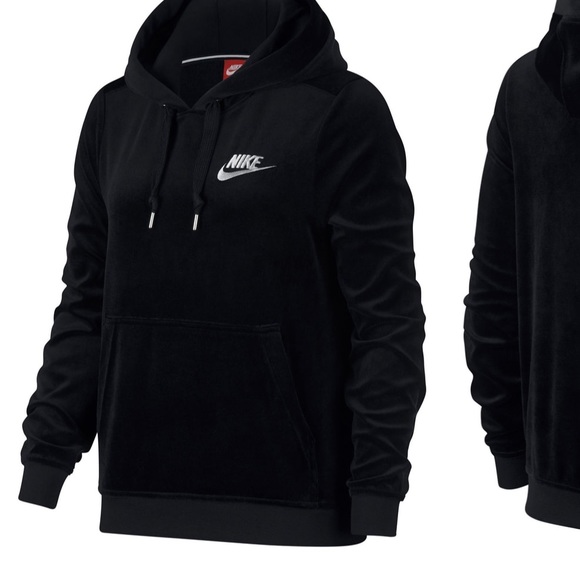 velour hoodie nike